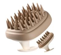 Spazzola per shampoo per massaggiatore per cuoio capelluto, purificatore per cuoio capelluto in silicone, purificatore per cuoio capelluto a doppia faccia con setole in silicone morbido,Spazzola per
