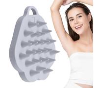 Spazzola per shampoo per massaggio del cuoio capelluto,Spazzola per shampoo - Spazzola per cuoio capelluto in silicone morbido per la crescita dei capelli,Scrub del cuoio capelluto, spazzola bagnata e