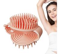 Spazzola per shampoo, scrubber per cuoio capelluto - Spazzola per shampoo scrubber per cuoio capelluto a doppia faccia - Esfoliante per cuoio capelluto Scrubber manuale per la cura del cuoio capelluto