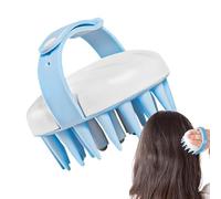 Spazzola per shampoo, scrubber per lavare i capelli, strumento di massaggio per la testa, pettine portatile per lavaggio dei capelli per uso domestico all'aperto