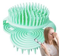 Spazzola per shampoo, spazzola per shampoo e cuoio capelluto, massaggiatore per capelli a doppia faccia, esfoliante per cuoio capelluto bagnato e asciutto, per la cura del cuoio capelluto, per donne e