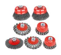 Spazzola per smerigliatrice, smerigliatrice angolare, 7 pezzi per trading, mulino multifunzione per levigare il motore a tubo di saldatura