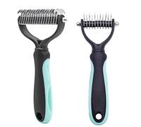 Spazzola per Sottopelo per Cani e Gatti, Confezione da 2 Spazzole per Cani e Gatti per Capelli Lunghi, Spazzola per Sottopelo per la cura Degli Animali Domestici per Evitare i Grovigli
