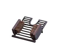 Spazzola per Stivali in ghisa 3 in 1 con Jack e Raschietto - Pulitore Pesante per Fango di Scarpe da Esterno per Lavoro, Escursionismo e Stivali da Cowboy, Marrone