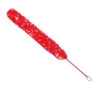 Spazzola per tampone per pulizia flauto pratico in nylon rosso Detergente per umidità Parti di strumenti musicali per clarinetto, flauto piccolo, accessori da gioco