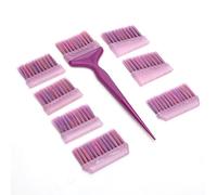 Spazzola per tinta dei capelli e pettine per lo styling con presa sicura per una copertura uniforme del colore semplice lavaggio strumento per la cura profonda spazzola ergonomica per trattamenti dei