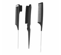 Spazzola per tinture per capelli a doppia faccia professionale per salone di parrucchiere in nylon morbido pennello a coda di ratto pettine per evidenziare