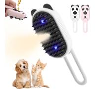 Spazzola per toelettatura a vapore per animali domestici, spazzola a vapore 3 in 1 per massaggiare e pulire i peli di animali domestici, spazzole a vapore per animali domestici, pettine