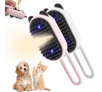 Spazzola per toelettatura a vapore per animali domestici, spazzola a vapore 3 in 1 per massaggiare e pulire i peli di animali domestici, spazzole a vapore per animali domestici, pettine