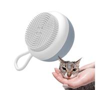 Spazzola per toelettatura animale domestico - Foratore per massaggio in silicone durevole strumento spazzola di pulizia | Comodo comodo per il bagno per cani di gatto, cervello spa per