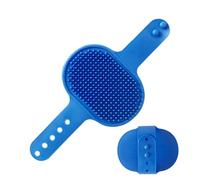 Spazzola per toelettatura gatti - Cuscinetto per tracolla regolabile, strumento per capelli in silicone, uso asciutto e bagnato | Pettine massaggiante dal design confortevole per razze di piccole e me