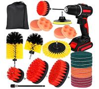 Spazzola per Trapano 25PCS Spazzole per Trapano per Pulire Drill Brush Power Scrubber Spazzole per la Pulizia Spazzola Rotante Pulizia Elettrica per Bagno Doccia Toilette Piastrelle Pavimenti