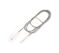 Spazzola per tubi acquario, doppia testa per pulizia curva tubi diametro 9-35mm, spazzola nylon resistente con molla acciaio inox, ideale per filtri pompe raccordi acquario