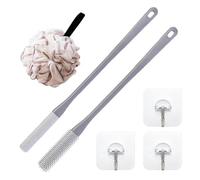 Spazzola per unghie con manico lungo - applicatore per lozioni per dita in silicone con manico lungo | spazzola interdita ergonomica, facile da pulire tra le dita dei piedi