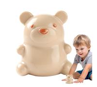 Spazzola per unghie d'orso | Pulizia e lavaggio delle spazzole per unghie | Pennello creativo e facile da afferrare, capelli morbidi, adorabile per pulire le unghie delle mani e dei piedi