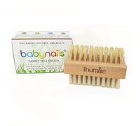 Spazzola per unghie in legno Baby Nails | Spazzola per unghie per adulti, bambini e neonati | Spazzole per unghie per pulire le unghie | Spazzola per scrub per unghie