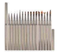 Spazzola per unghie, pennello per unghie, pennello per unghie, pennello per capelli, pennello per unghie, pennello per unghie, pennello per nail art, pennello a punta fine, pennello lungo per unghie,
