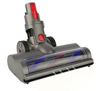 Spazzola per Utensili da Pavimento a Turbina con Rullo di Setole per Dyson V7 V8 V10 V11 V15 Aspirapolvere, per Piastrelle in Parquet per Moquette con Luce LED