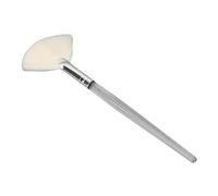 Spazzola per ventaglio per maschera facciale Spazzola per ventaglio morbida per il viso Spazzola per il viso piatta cosmetica per salone di bellezza Spazzola per il viso piatta