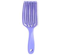 Spazzola per ventilata - Spazzola curva per lisciare e massaggiare per donne e uomini | Pettine traspirante per lisci e ricci, riduzione 'effetto, cura quotidiana, asciugatu