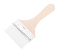 Spazzola per Vernice Bianca in Nylon e Legno per Pittura | Leggera e Resistente alla Deformazione, Adatta per Gouache e Advertising, per Studenti e Principianti