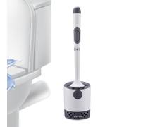 Spazzola Per Water | Spazzola per Pulizia WC con Manico Lungo,Attacco Scopa Ergonomico con Manico Lungo Setole Resistenti per Pulizia Appartamento Doccia Bagno Pavimento