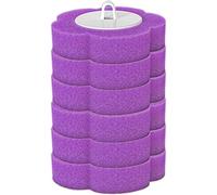 Spazzola per WC Monouso con 24 Testine Detergenti, Scopino/Spazzolino per Water con Supporto per Lavabo e Vasca da Bagno, Set Completo con Ricariche in Spugna per Pulizia Igienica (C)