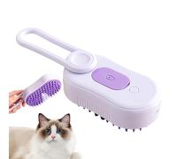 Spazzola per WC per animali domestici - Spazzola a vapore 3 in 1 per gatti, pettine autopulente per gatti e cani | spazzola a vapore efficace per rimuovere gli animali domestici, spazzola a vapore per