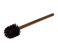Spazzola per WC Redecker con Manico Tondo in Legno e setole in Nylon Nere