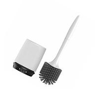 Spazzola per WC senza angolo morto Lavata lunga Spazzola per WC morbida ad