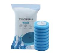 Spazzola per WC tipo a parete: set di spazzole per il bagno con supporto di ventilazione, testina di spazzola in silicone - spazzola per il bagno con manico ergonomico