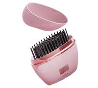 Spazzola Piastra Senza Filo | Per Styling A 3 Temperature,Spazzola Lisciante Leggera E Calda | Per Capelli Lunghi Ricci Viaggio Casa Uso Quotidiano Salone Mattina Lavoro Festa Compleanno