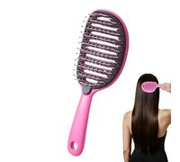 Spazzola piatta - ABS termoplastica nylon 22,6 x 8,2 x 4,4 cm | Spazzola per capelli autopulente | Spazzole districanti per capelli bagnati e asciutti, styling del cuoio capelluto, massaggio del