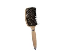 Spazzola piatta con setole, strumento for lo styling districante for capelli lisci(3165-Z-Coffee-04)