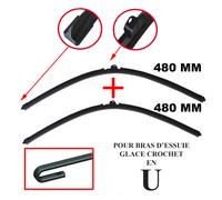 Alpina Spazzole tergicristallo piatte anteriori 480+480 mm per Volkswagen Polo 6N
