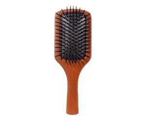 Spazzola Piatta - Spazzola Per Capelli In Legno | Robusta Spazola A Cuscino D'aria, Pettine Districante Antistatico A Lunga Durata Per Doccia Domestica, Viaggio, Bagno, Appartamento, Dormitorio, Hote