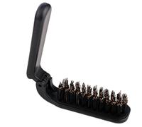 Spazzola pieghevole per capelli con setole di cinghiale, spazzola pieghevole per barba, pieghevole, con setole di cinghiale, per uomo, per viaggi, casa, tutti i giorni