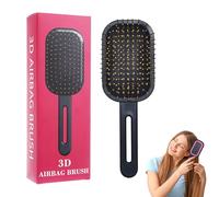 Spazzola Pneumatica, Spazzola per Ricci con Setole Metalliche Protette, Districante per Uomini e Donne, Per Definire, Pettinare e Modellare Capelli