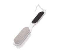 Spazzola portatile per piedi | Scrub professionale per rimuovere la pelle morta | Kit manicure 4 in 1 a doppio lato | per pelle secca, dura e screpolata ideale spa viaggi cura lavaggio