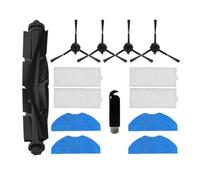 Spazzola principale e laterale, filtro HEPA e mocio - Accessori compatibile con Polaris PVCR 6001 IQ Home Aqua, compatibili con robot aspirapolvere Beko VRR80214VB/VRR94314VB(038)