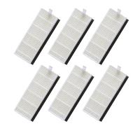 Spazzola principale Filtro di polvere primaria efficiente Hepa Mops for ilife A4 A4S A40 X432 Polaris PVCR 0826 Parti di aspirapolvere robot(6 HEPA)