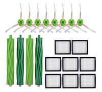 Spazzola Principale Filtro Hepa Spazzola Laterale Kit Sacchetto Polvere Compatibile con IRobot Roomba I7 I7+ I8 E5 E6 J7 J7+ Serie I Robot aspirapolvere (Color : As The picture-02)