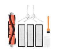 Spazzola principale Filtro Hepa Spazzole laterali Mop Sacchetto for la polvere in tessuto/Adatto for Dreame S10 S10 Pro/Adatto for Xiaomi Mijia B101CN parte dell'aspirapolvere (Color : Beige)