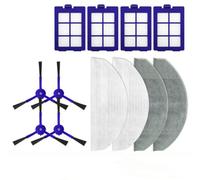 Spazzola principale HEPA filtro panno usa e getta compatibile con aspirapolvere E-ufy RoboVac X8 Hy-Brid
