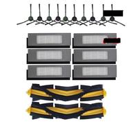 Spazzola principale/laterale for ECOVACS for DEEBOT for OZMO T8 / T8 AIVI Robot Aspirapolvere Sacchetto for la polvere Filtro Mop usa e getta Accessori in tessuto (Color : 18pcs)