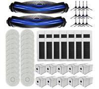 Spazzola principale, panni for mocio, sacchetti for la polvere, kit spazzola laterale, compatibile con Ecovacs Debot = N30 OMNI/N30 PRO OMNI = compatibile con Omni Vacuum Parts Home Clean Tool(B)