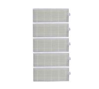 Spazzola principale Spazzola laterale Filtro HEPA Panno compatibile con Eziclean ONE Aqua 210 Robot aspirapolvere Pezzi di ricambio Accessori di ricambio(5x HEPA)