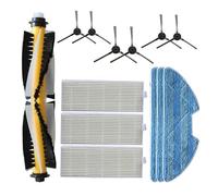 Spazzola Principale, Spazzola Laterale, Filtro HEPA, Panno For Mocio, Compatibile Con Eziclean, ONE Aqua 210, Accessori Di Ricambio For Aspirapolvere Robot.(13PCS)