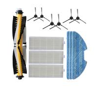 Spazzola Principale, Spazzola Laterale, Filtro HEPA, Panno For Mocio, Compatibile Con Eziclean, ONE Aqua 210, Accessori Di Ricambio For Aspirapolvere Robot.(13PCS)
