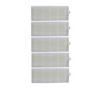 Spazzola principale, spazzola laterale, filtro HEPA, panno for mocio for aspirapolvere robot Eziclean ONE Aqua 210, pezzi di ricambio, accessori di ricambio Lodevole(5x HEPA)